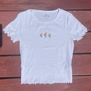 Women’s extra small white Hollister shirt